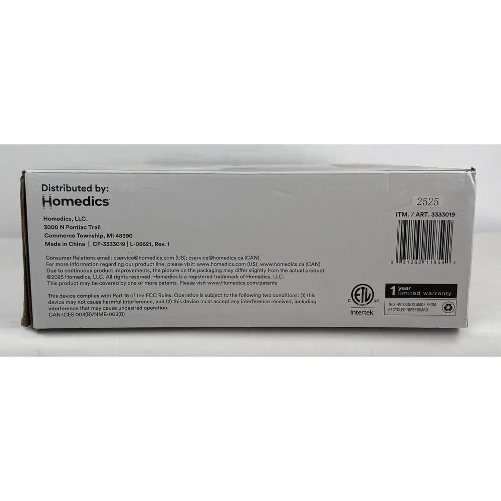 NIB Homedics XL Towel Warmer, Luxe Spa Edition Item 3333019
